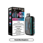 Peach Blue Raspberry OXBAR X Rocky Vapor G42K Disposable Vape